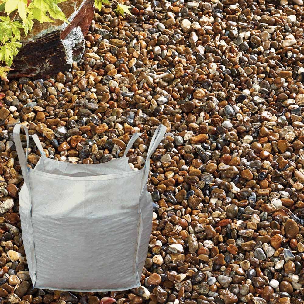 Stylish Stone Bulk Bag Oyster Pearl Pebbles 750kg Image 2