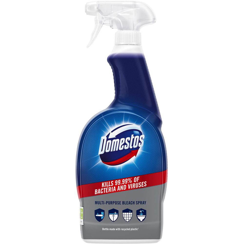 Domestos Multipurpose Bleach Surface Cleaner Disinfectant Spray 700ml 6 Pack Image 2