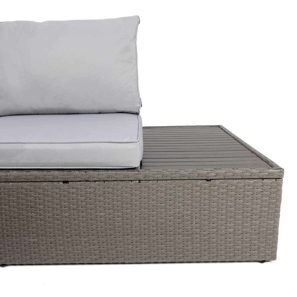 Charles Bentley 5 Seater Rattan Corner Lounge Set Image 5