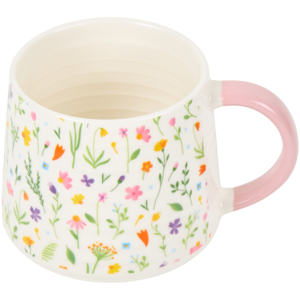 Wildflower Large Ribbed Mug Image 5