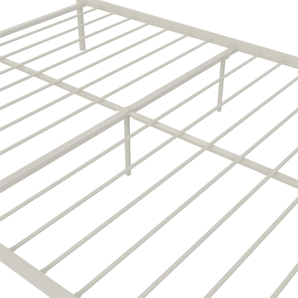 Dorel Jensen Double White Metal Bed Frame Image 6