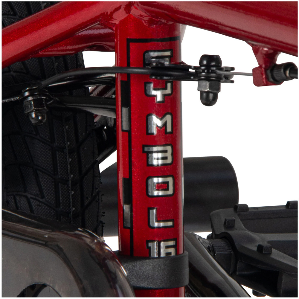 HUFFY Symbol Freestyle 16-inch Candy Red BMX Bike Image 6