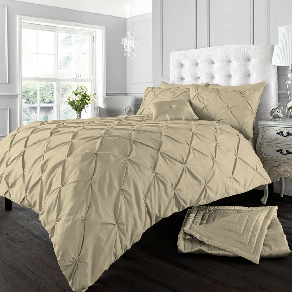 Smart Living Alford Double Latte Duvet Cover Set Image 1