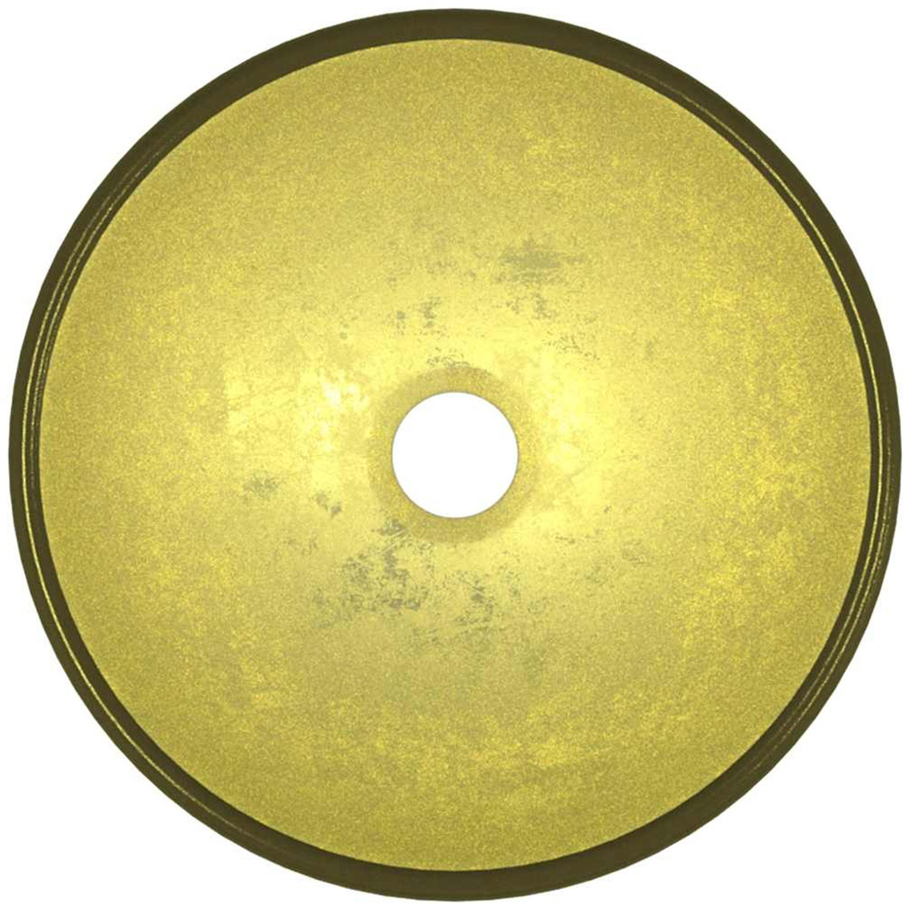 vidaXL Gold Tempered Glass Round Wash Basin 120 x 300mm Image 2