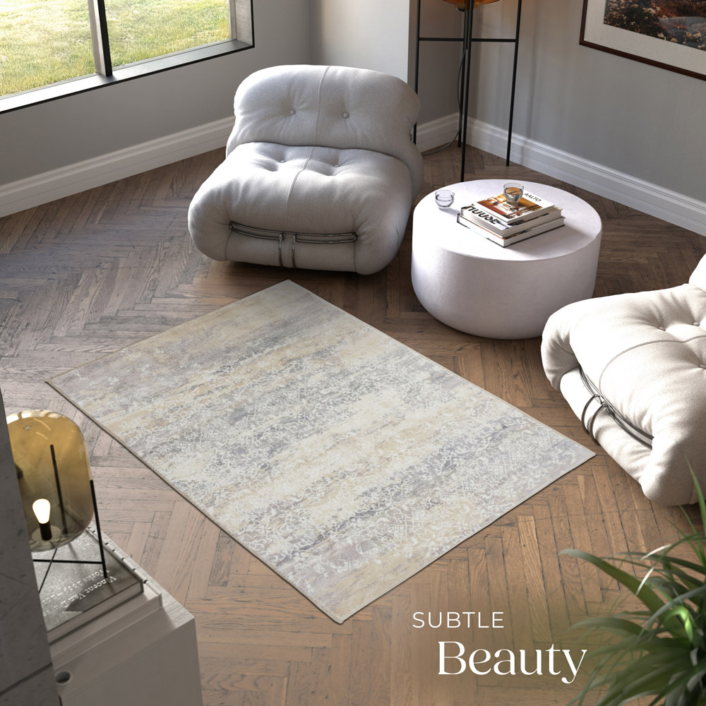 tectake Dalia Non Slip Washable Rug 170 x 120 x 0.6cm Image 5