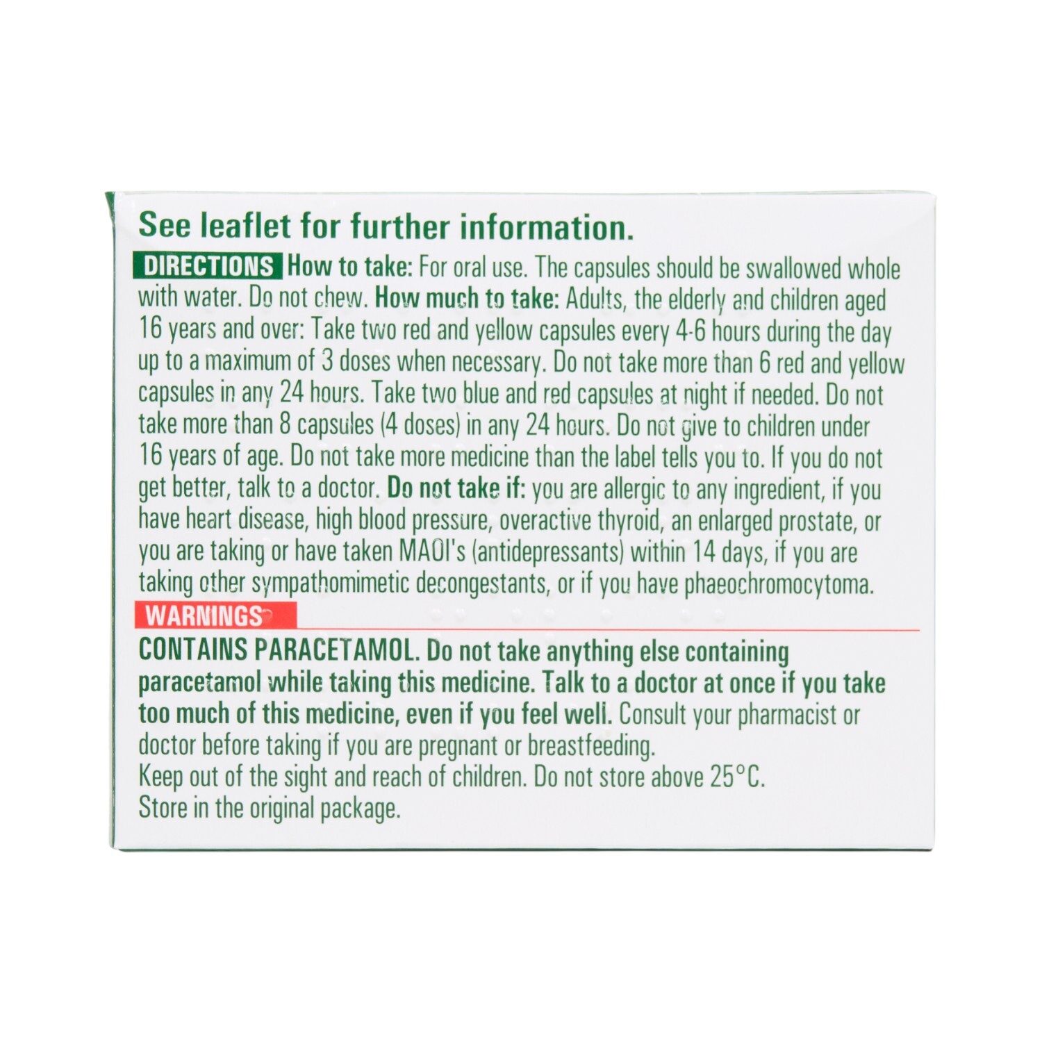 Lemsip Day and Night Flu Relief Capsules Image 3