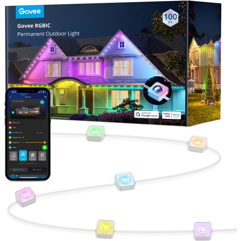 Govee RGBIC LED Smart Strip Light 30m Image 1