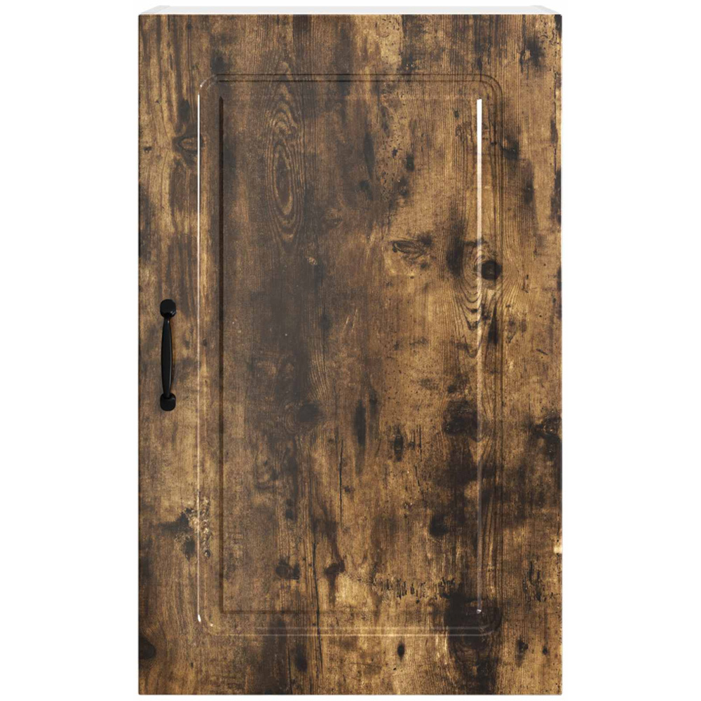 vidaXL Kalmar Single Door Smoked Oak Wall Kitchen Cabinet Image 4