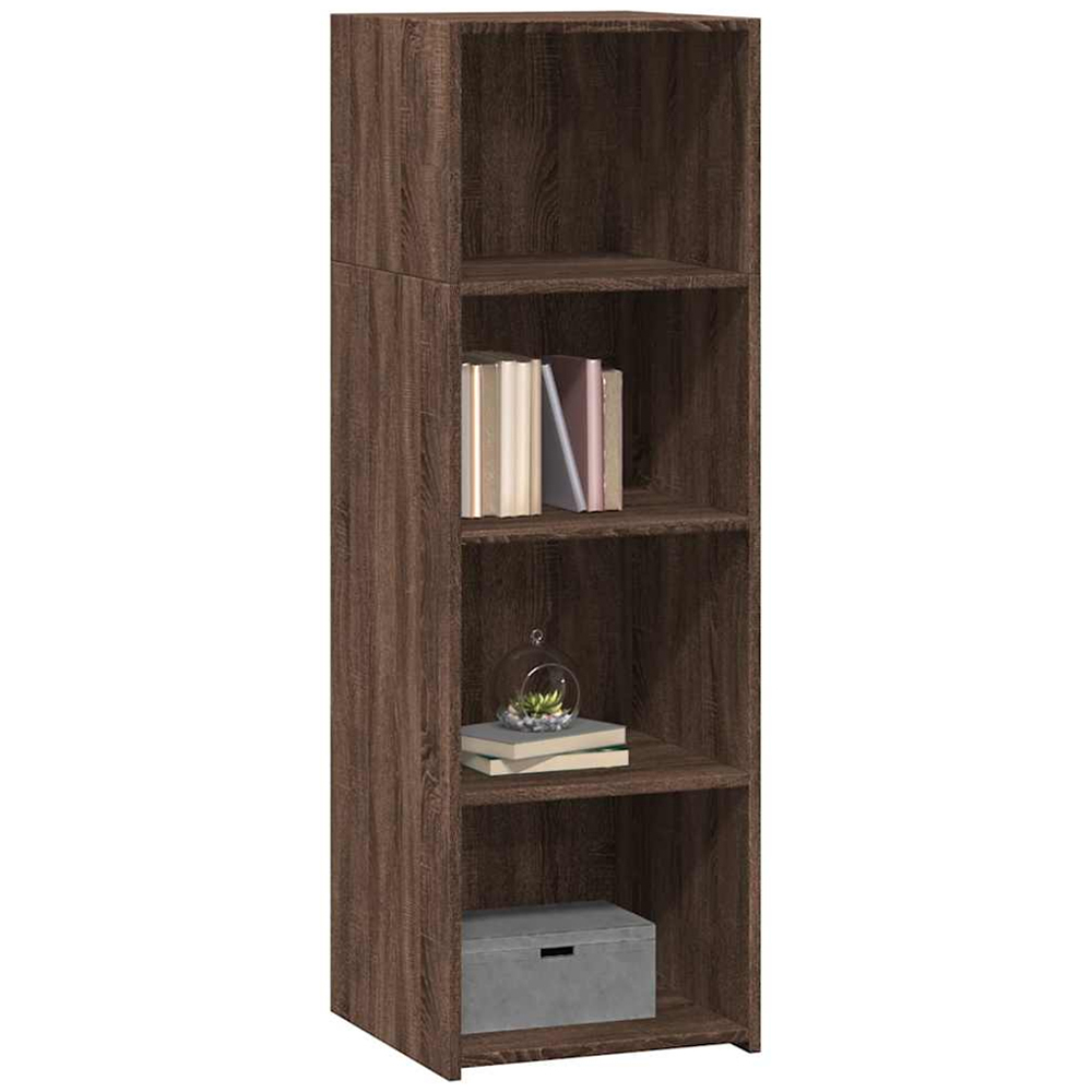vidaXL 4 Shelf Brown Oak Highboard Image 3