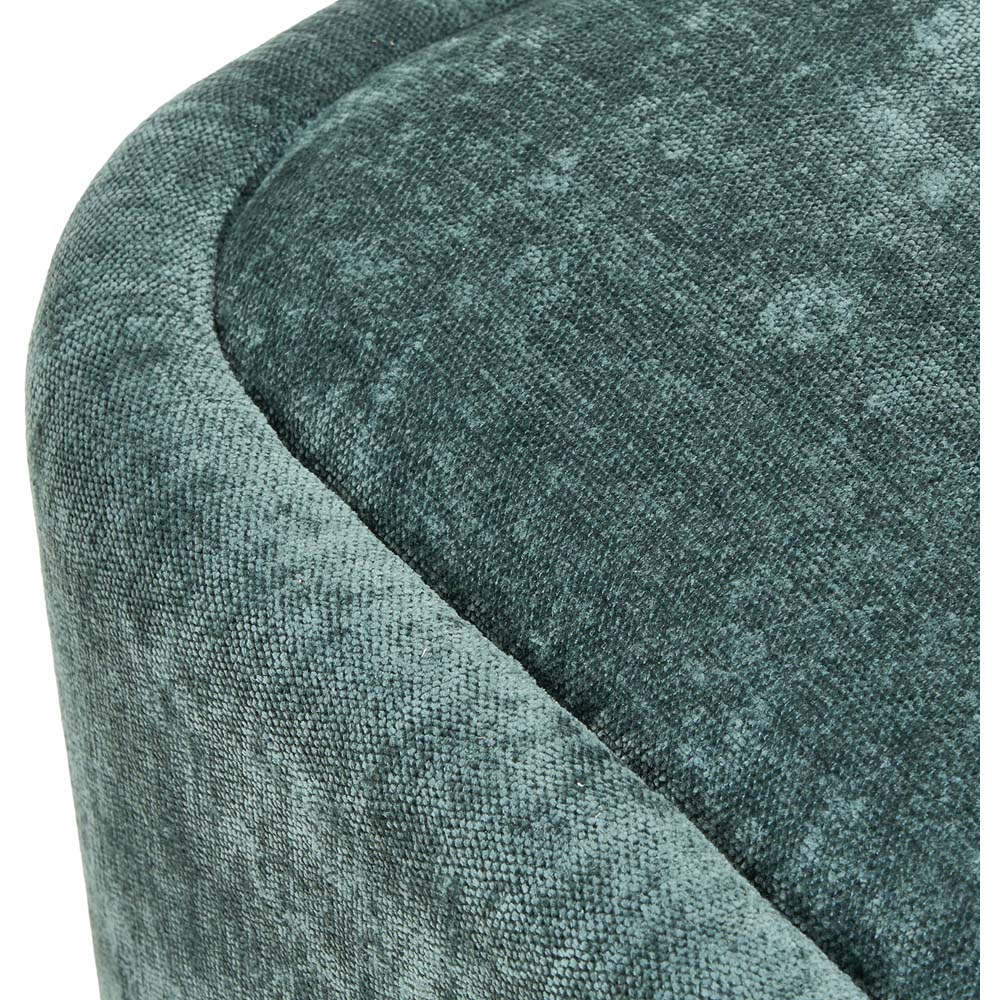 Living and Home Green Chenille Cube Storage Ottoman with Reversible Lid Image 4