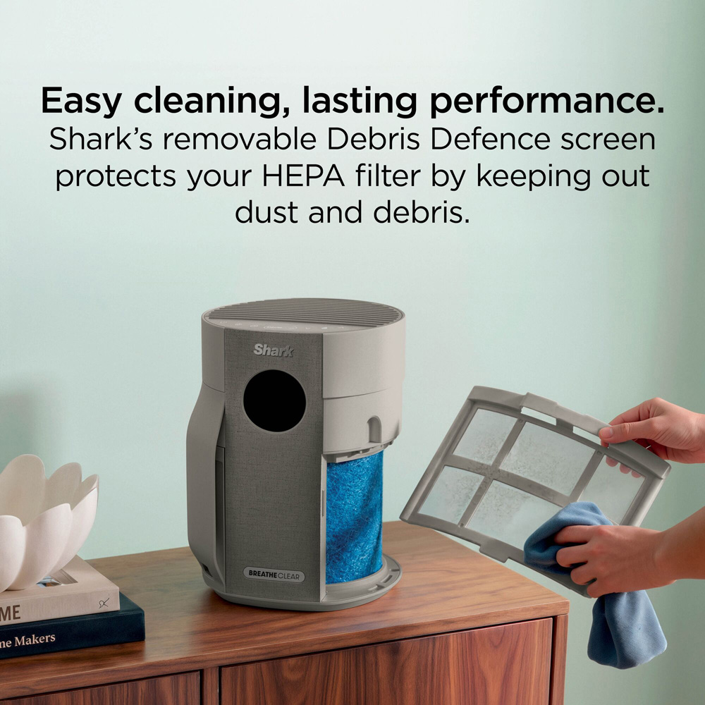 Shark BreatheClear HP062UKSD Dune Compact Air Purifier with NeverChange6 20W Image 5