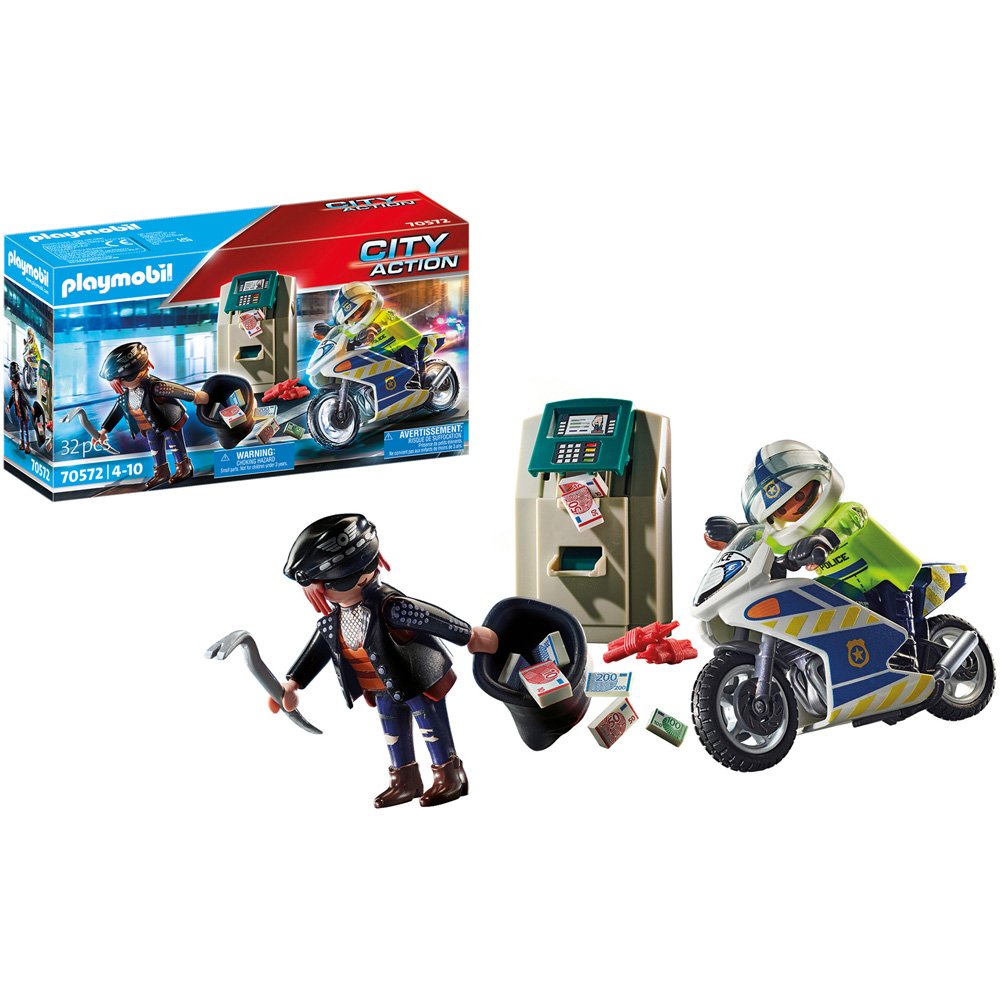 Playmobil Bank Robber Chase Playset 32 Piece Image 4