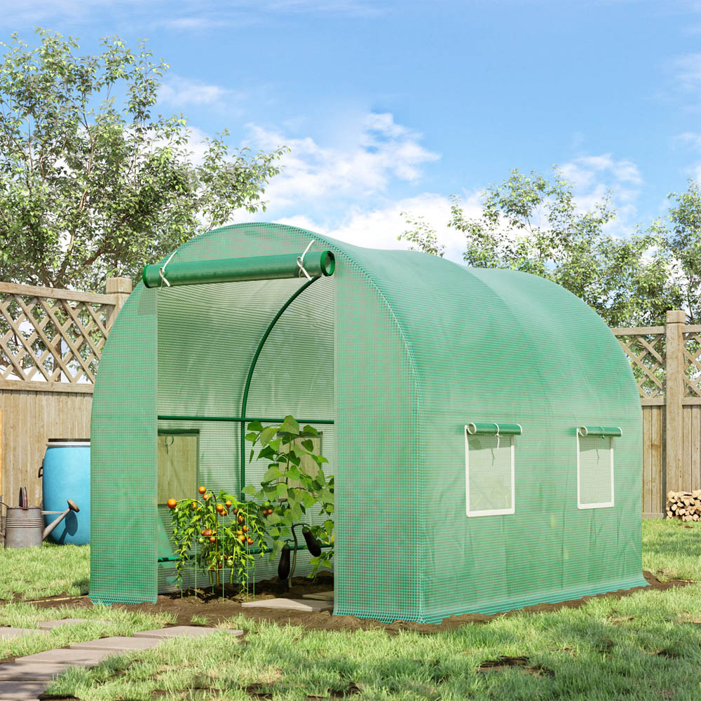 Outsunny 8 x 6.5ft Polytunnel Greenhouse Image 2
