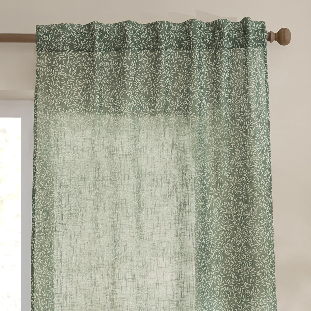 Yard Perrie Leaf Forest Sheer Woven Curtain Panel 140 x 250cm Image 4