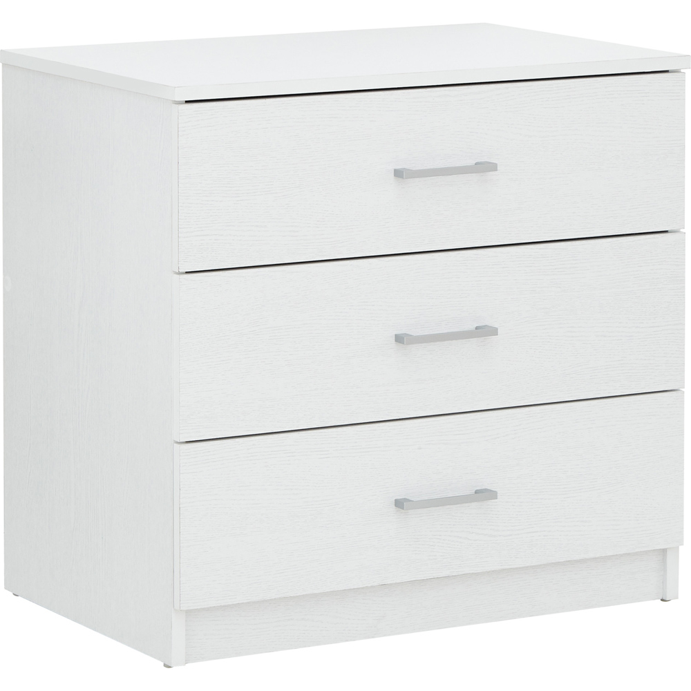 GFW Panama White 3 Piece Bedroom Furniture Set Image 6