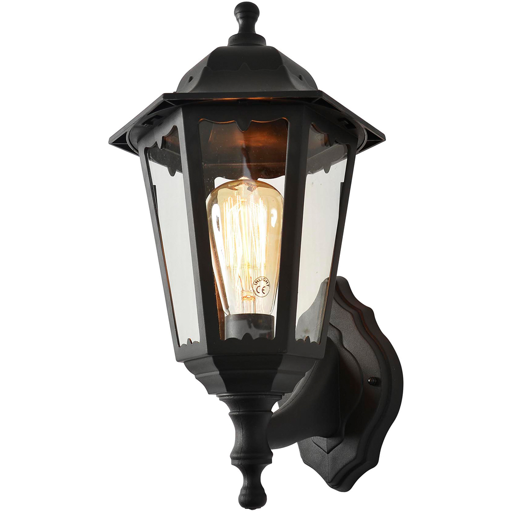 Coast Bryden Black Up and Down Lantern Wall Light Image 1