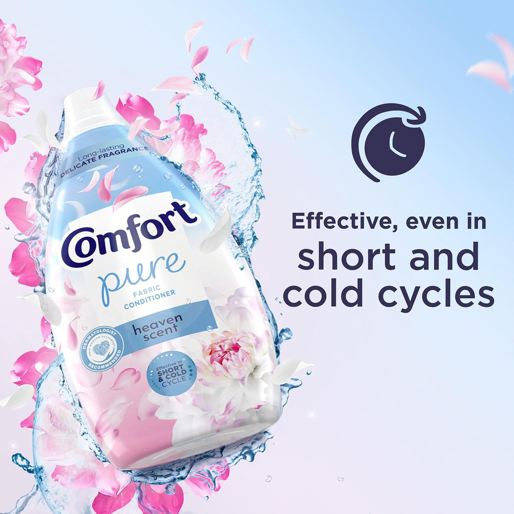 Comfort Pure Heaven Fabric Conditioner 86 Washes 1.26L 6 Pack Image 8