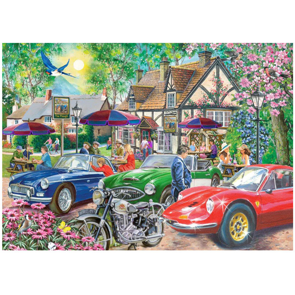 The House of Puzzles Rest and Relaxation Big 500 Piece Jigsaw Puzzle Image 1