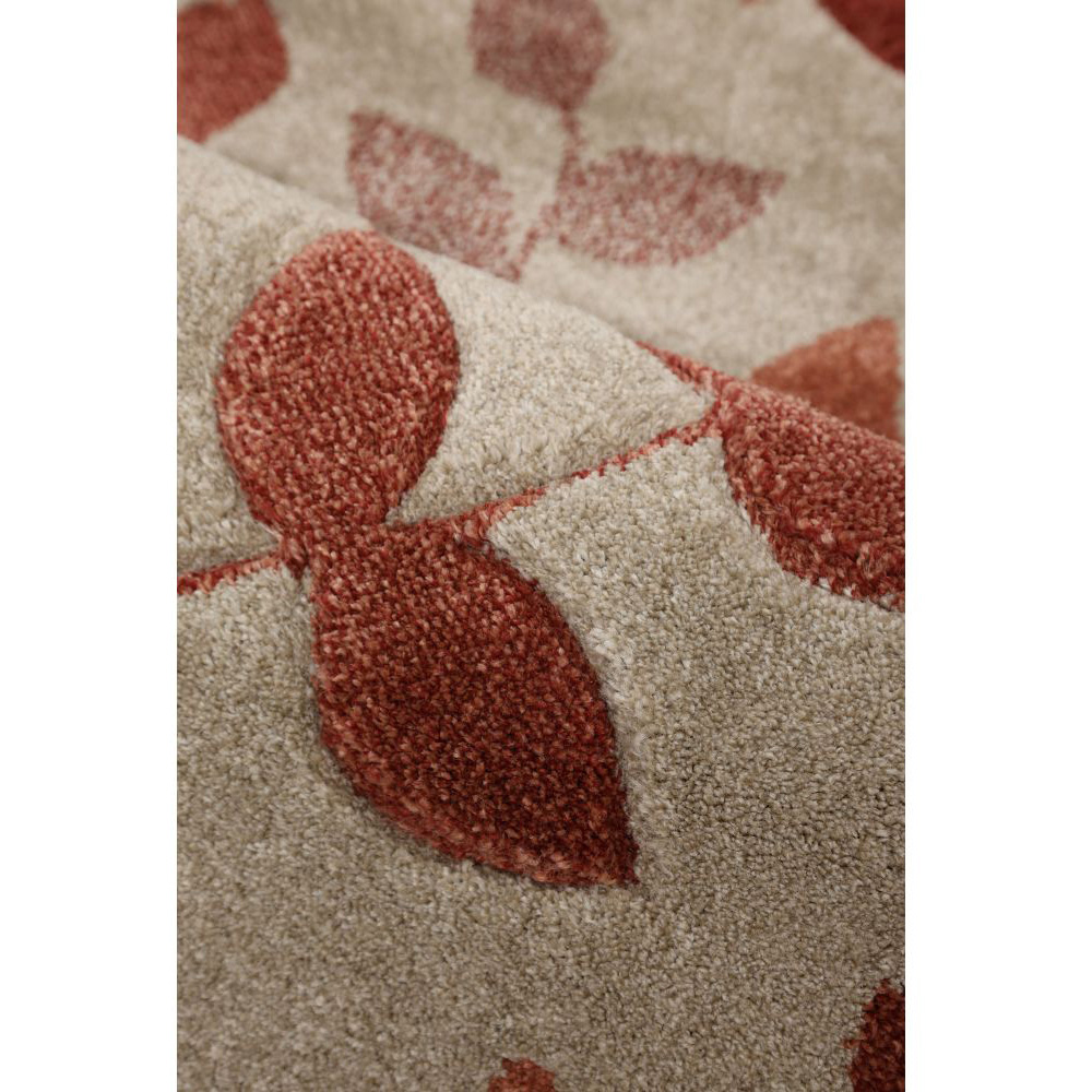 Homemaker Newport Terracotta Leaf Rug 120 x 170cm Image 3