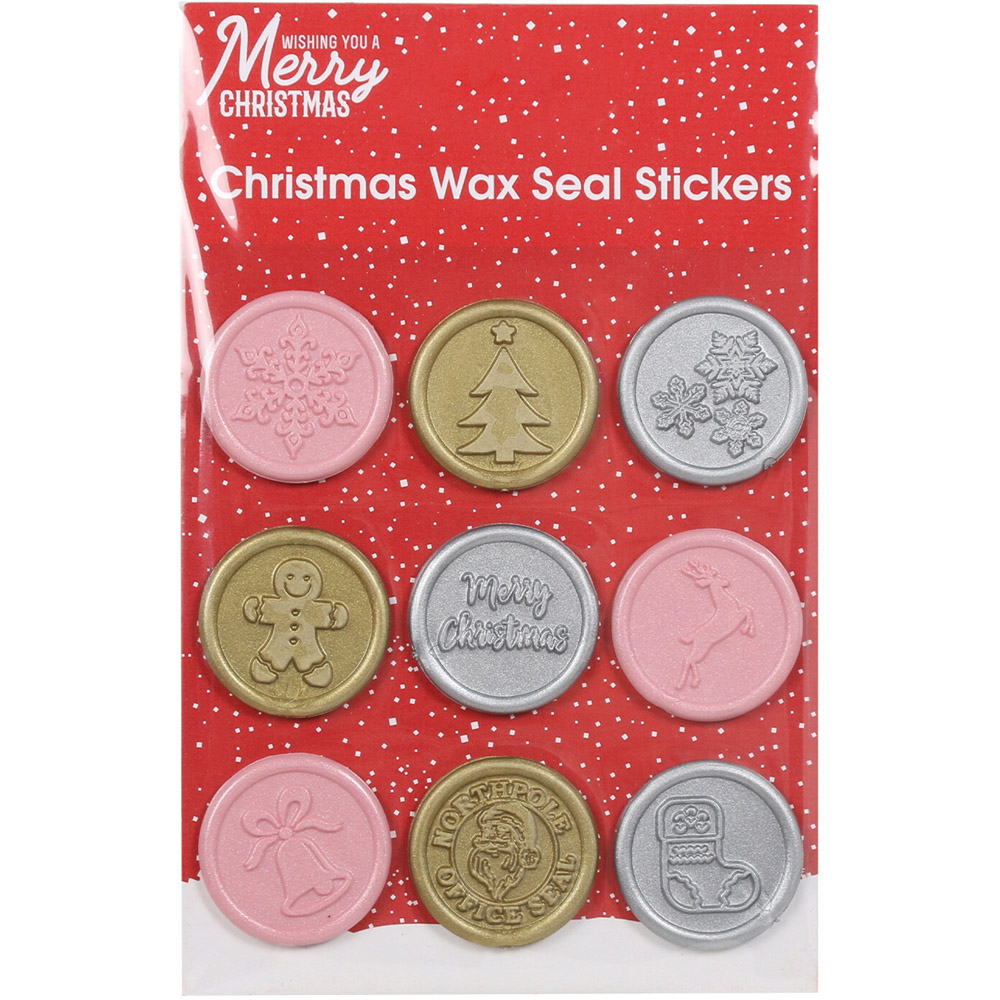 Christmas Wax Seal Stickers Image