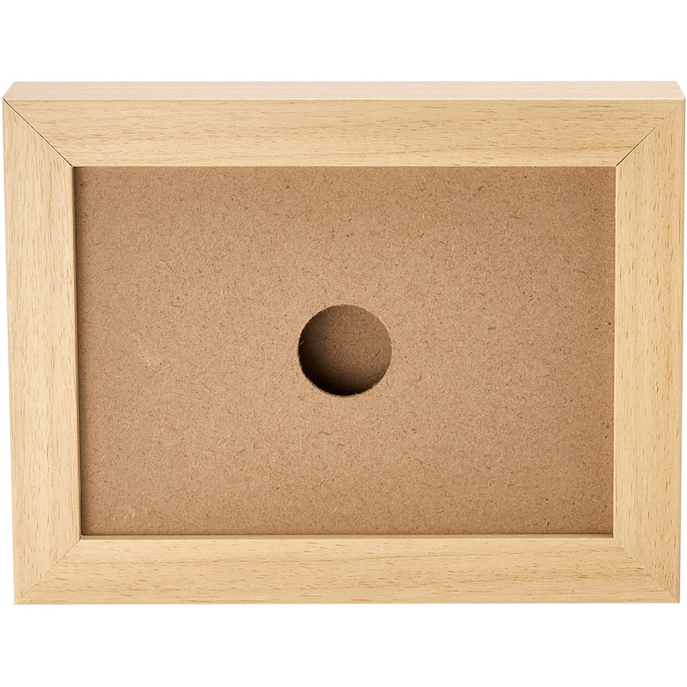 Living and Home Natural Wood Magnetic Photo Frame 6.1 x 7.8 inch Image 4