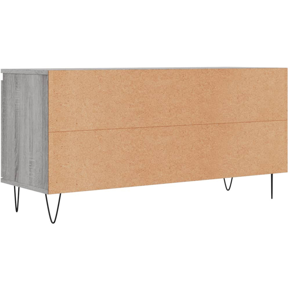 vidaXL 2 Door 2 Shelf Concrete Grey TV Cabinet Image 8