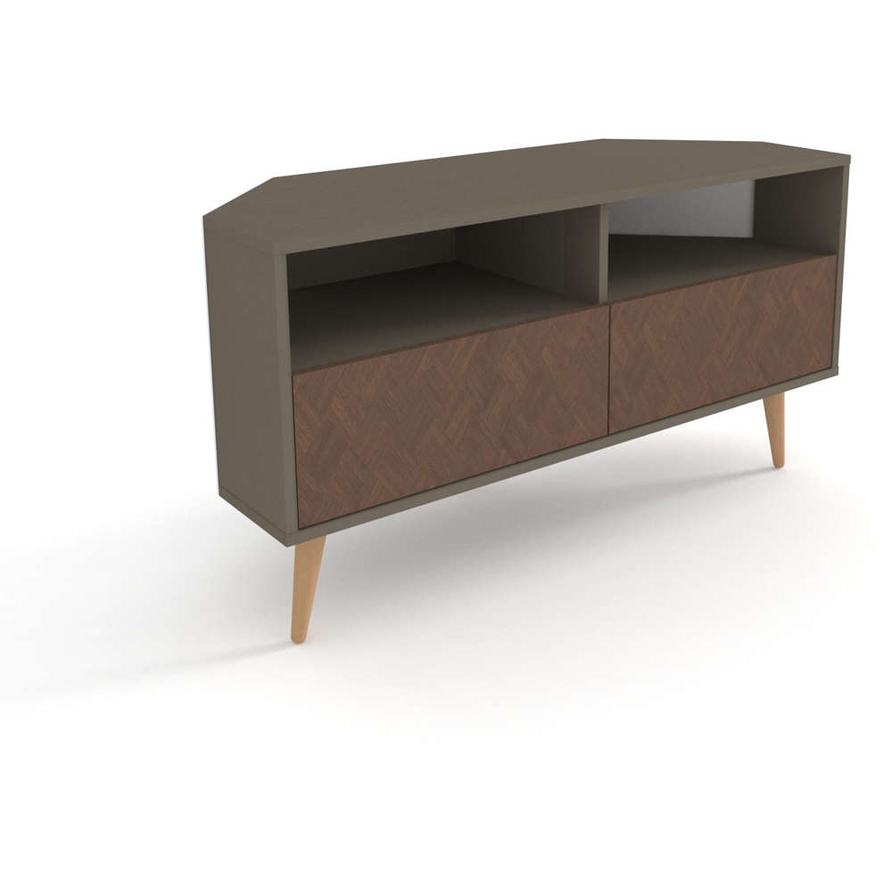Decorotika Aura 2 Drawer 2 Shelf Galaxy Vintage TV Unit Image 2