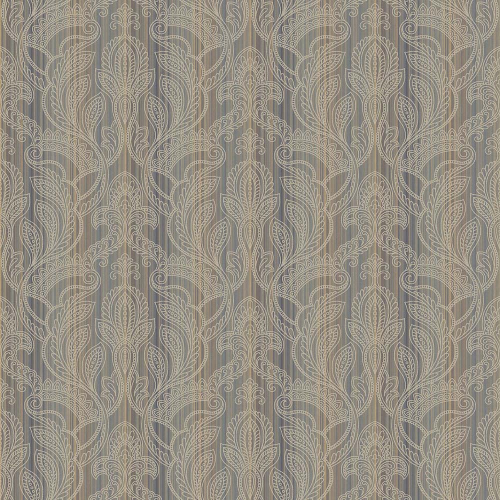 Galerie Nordic Elements Paisley Damask Bronze and Brown Wallpaper Image 1