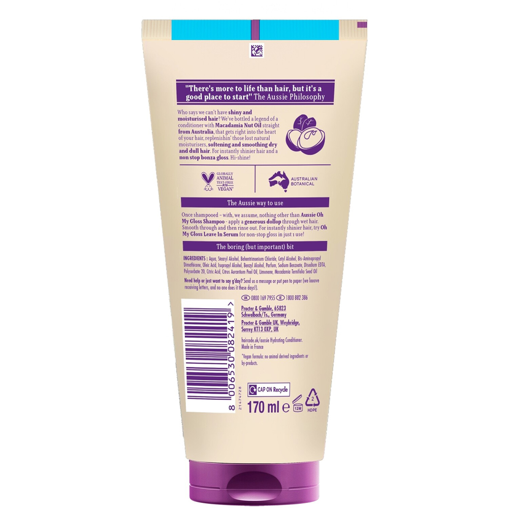 Aussie Oh My Gloss Hydrating Conditioner Image 2