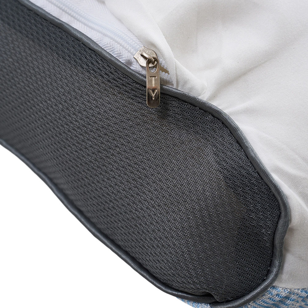 Living and Home Blue Cooling Supportive Pillow Insert with Zip 74 x 48cm Image 5
