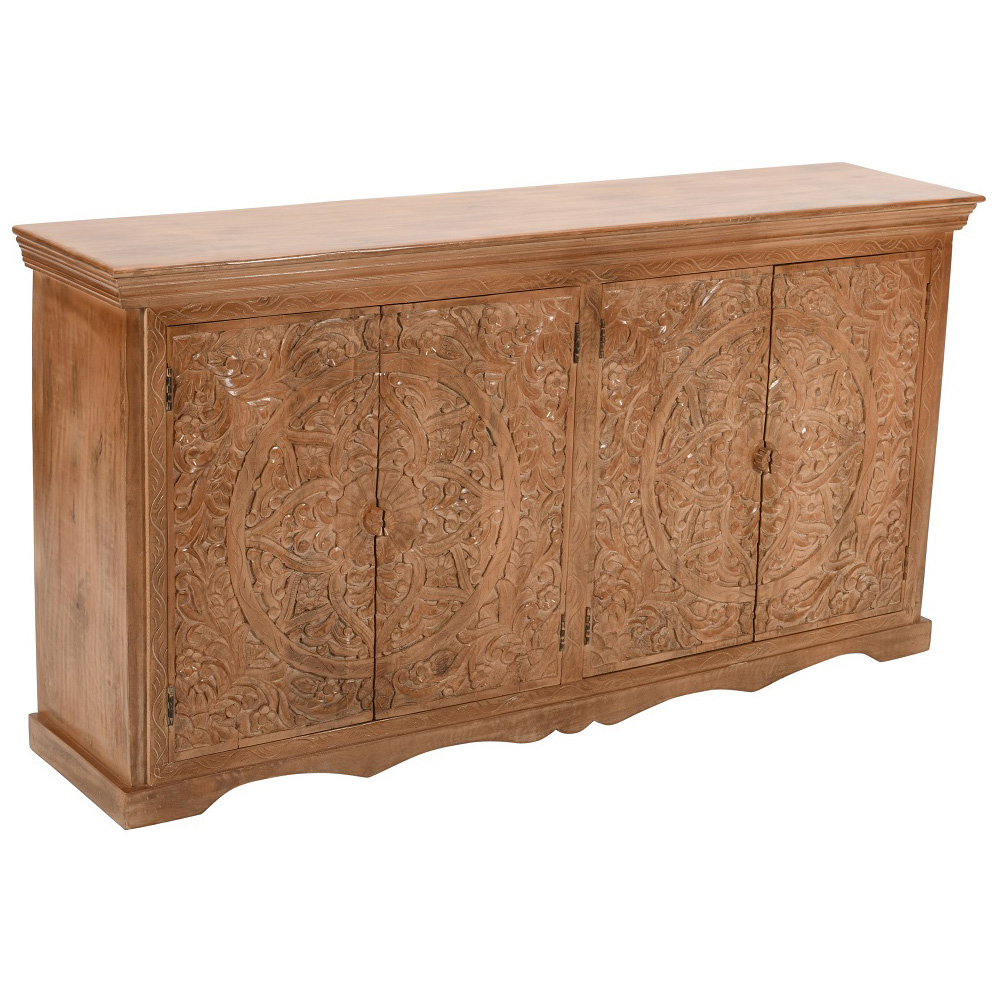 Brooklyn Adair 4 Door Mango Wood Sideboard Image 3