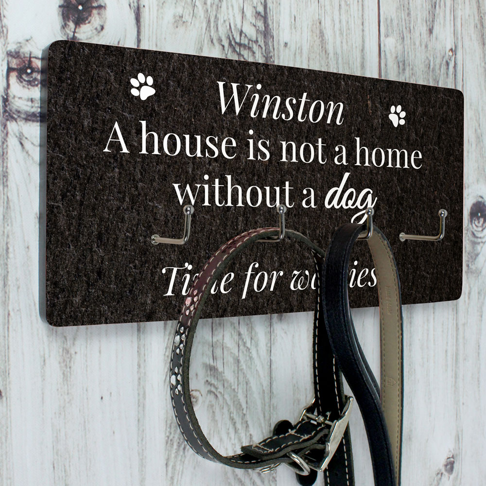 Personalised Memento Dog Lead Hooks Image 2