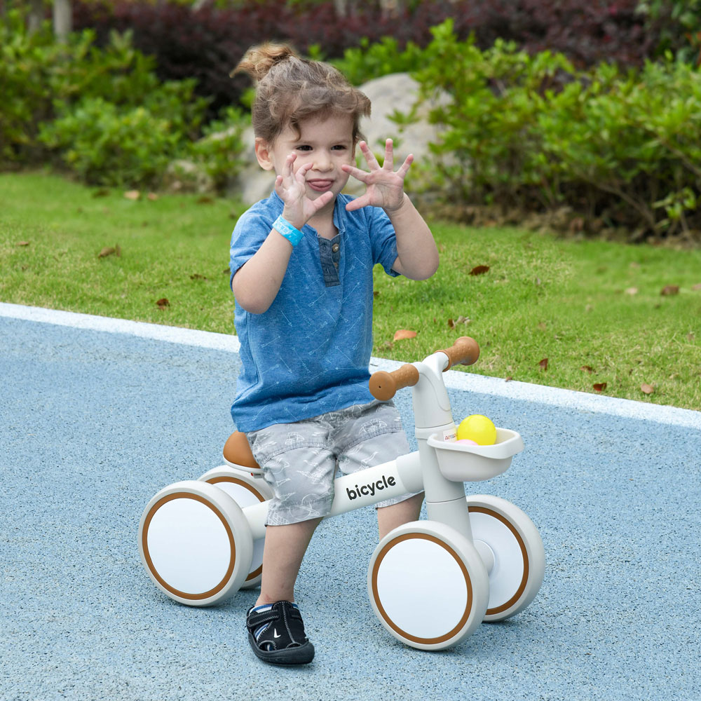 AIYAPLAY White Kids Balance Bike Image 2