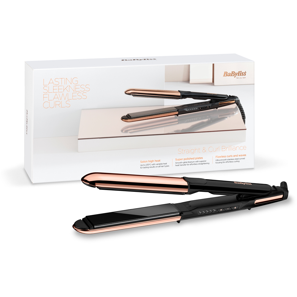 Babyliss Titanium Straight and Curl Hair Brilliance Image 2