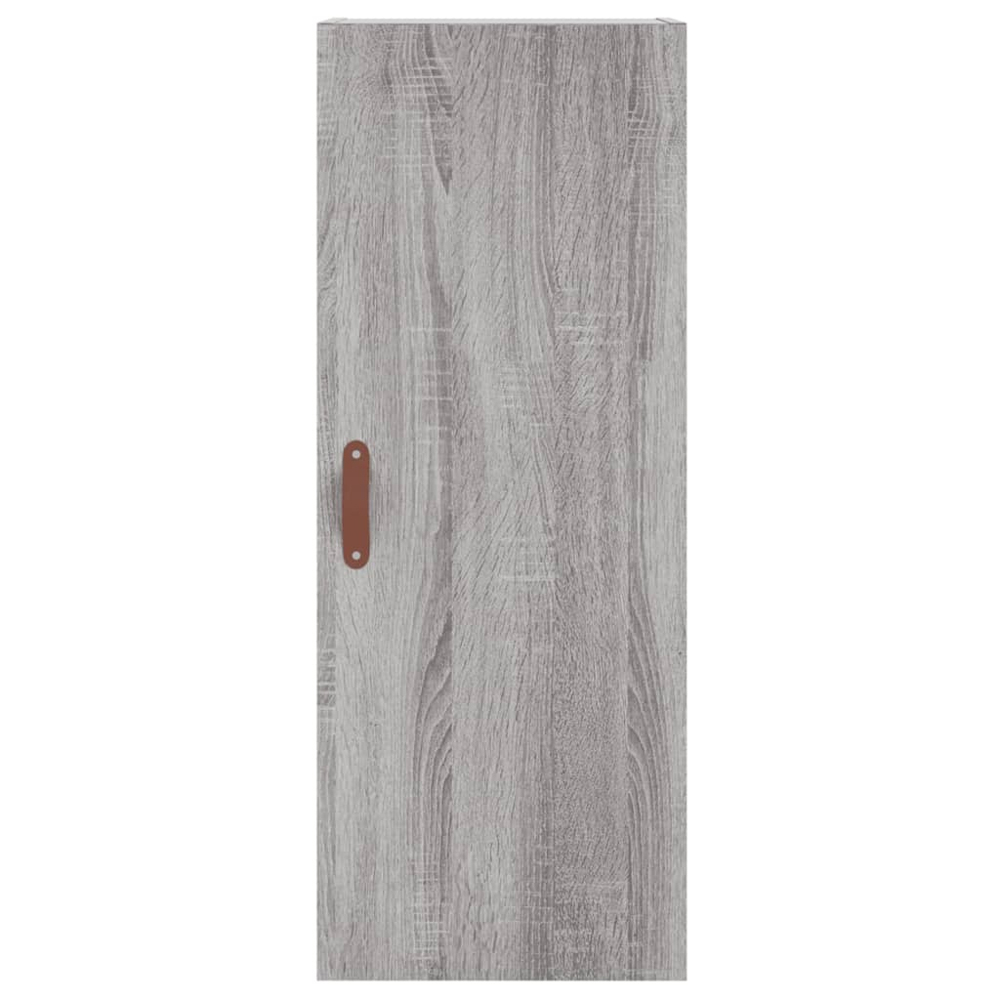 vidaXL Single Door 2 Drawer 2 Shelf Grey Sonoma Highboard Image 8