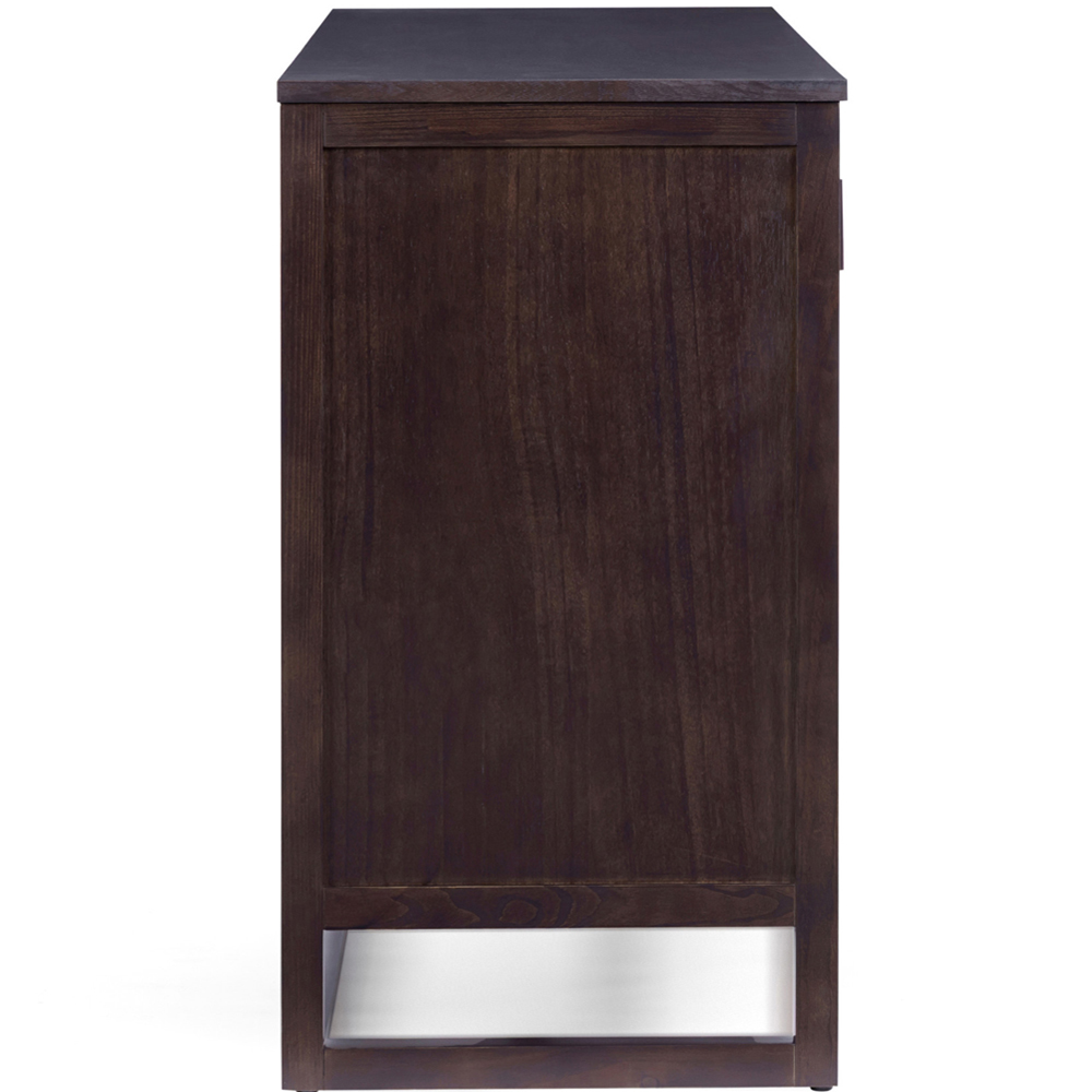 Teamson Home Hatteras 2 Door 3 Drawer Espresso Sideboard Image 4