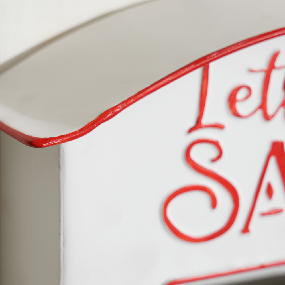 Everglow Wall Mounted Santa Post Box Christmas Decoration Image 3