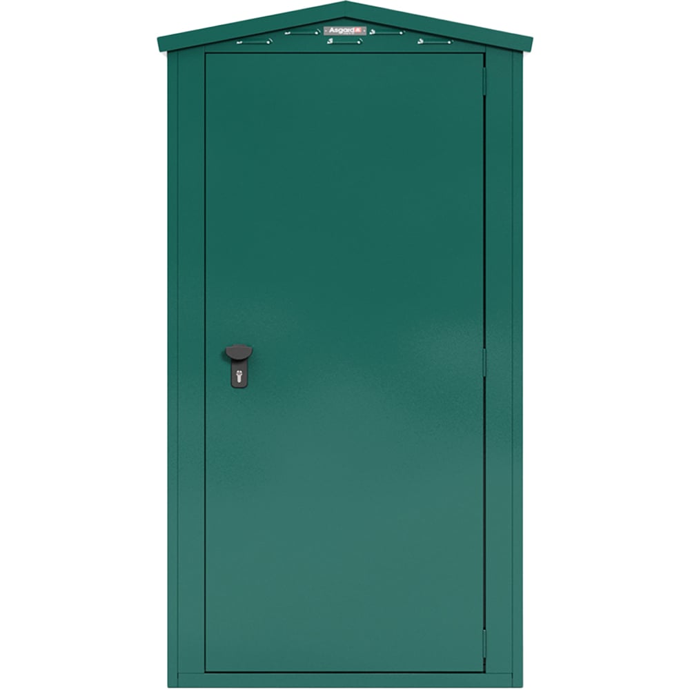 Asgard Sentry 3 x 7ft Green Apex Garden Shed Image 3