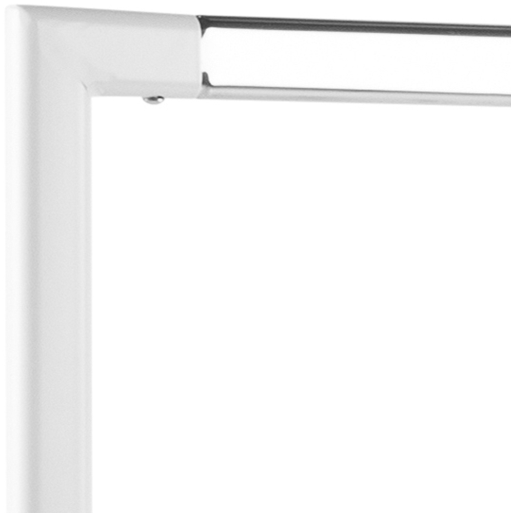 Florence Brent Single Shelf White Clothes Rack Image 5