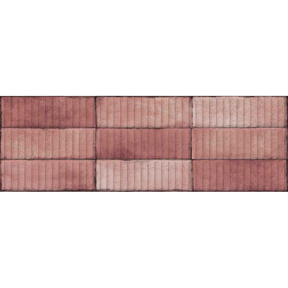 Bien Juno Ruby Gloss Ceramic Wall Tile 300 x 900mm 6 Pack Image 6