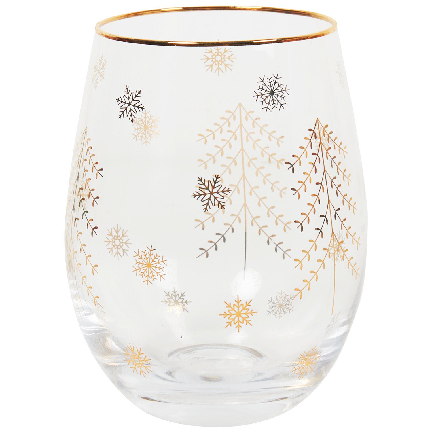 Christmas Tree Tumbler 530ml - Gold Image 2