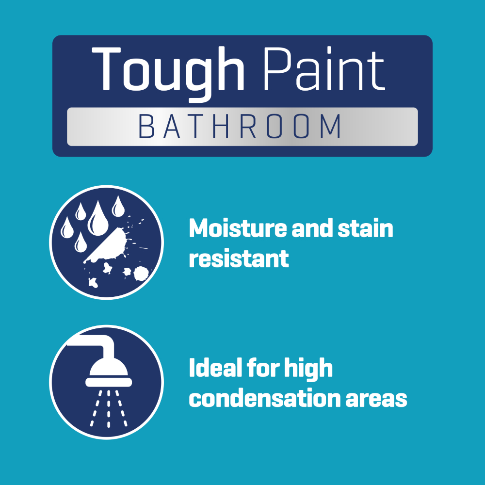 Johnstone's Bathroom Summer Storm Mid Sheen Emulsion Paint 2.5L Image 6