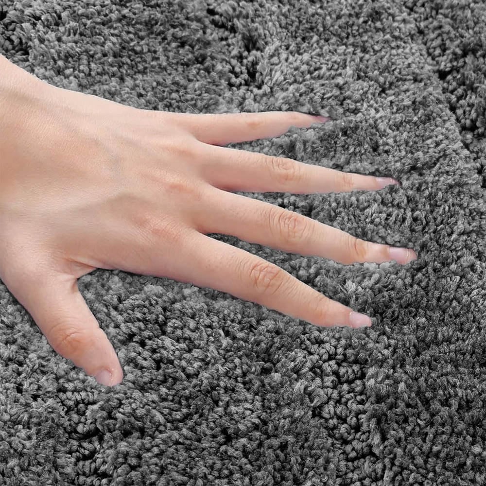 Velosso Knox Charcoal Bath Mat set Image 4