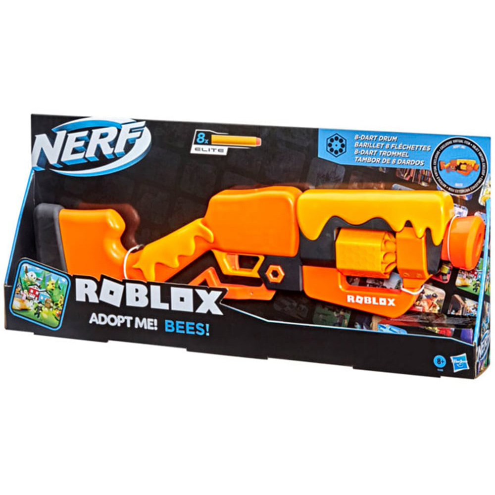 Hasbro Nerf Roblox Adopt Me Bees Blaster with 8 Darts Image 4