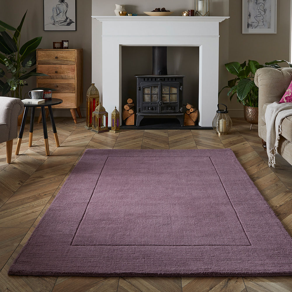 Esselle Home Esme Wool Mauve Rug 200 x 290cm Image 2