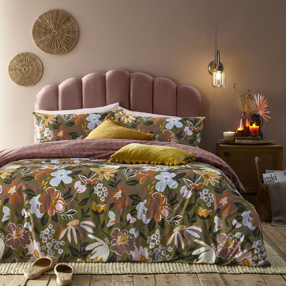 furn. Asterea Super King Multicolour Duvet Set Image 4