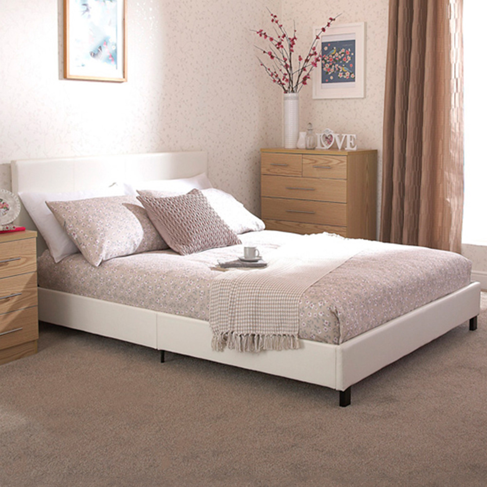 GFW Double White Bed In A Box Image 1