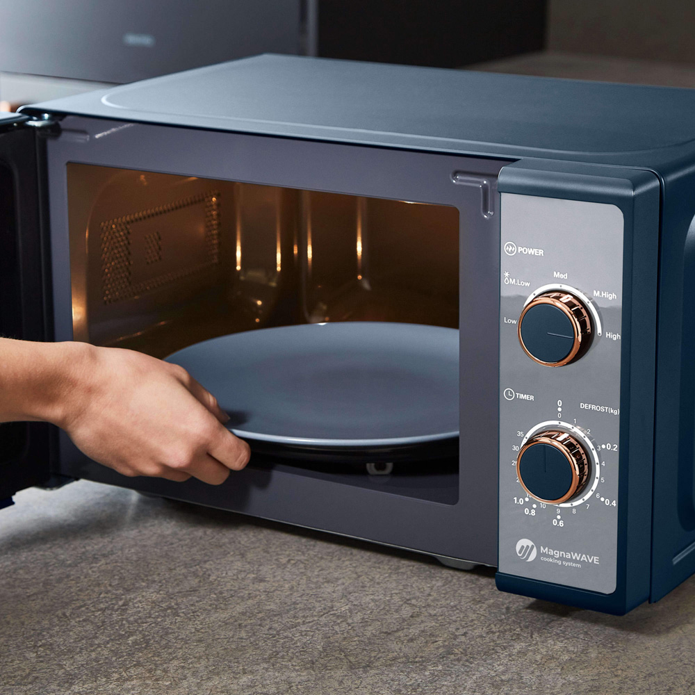 Tower Cavaletto EEJB222 Blue 20L Microwave with 4 Slice Toaster and 1.7L Kettle Set Image 5