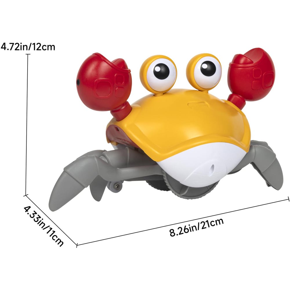 Living and Home Orange Chargeable Crawling Crab Toy Image 9