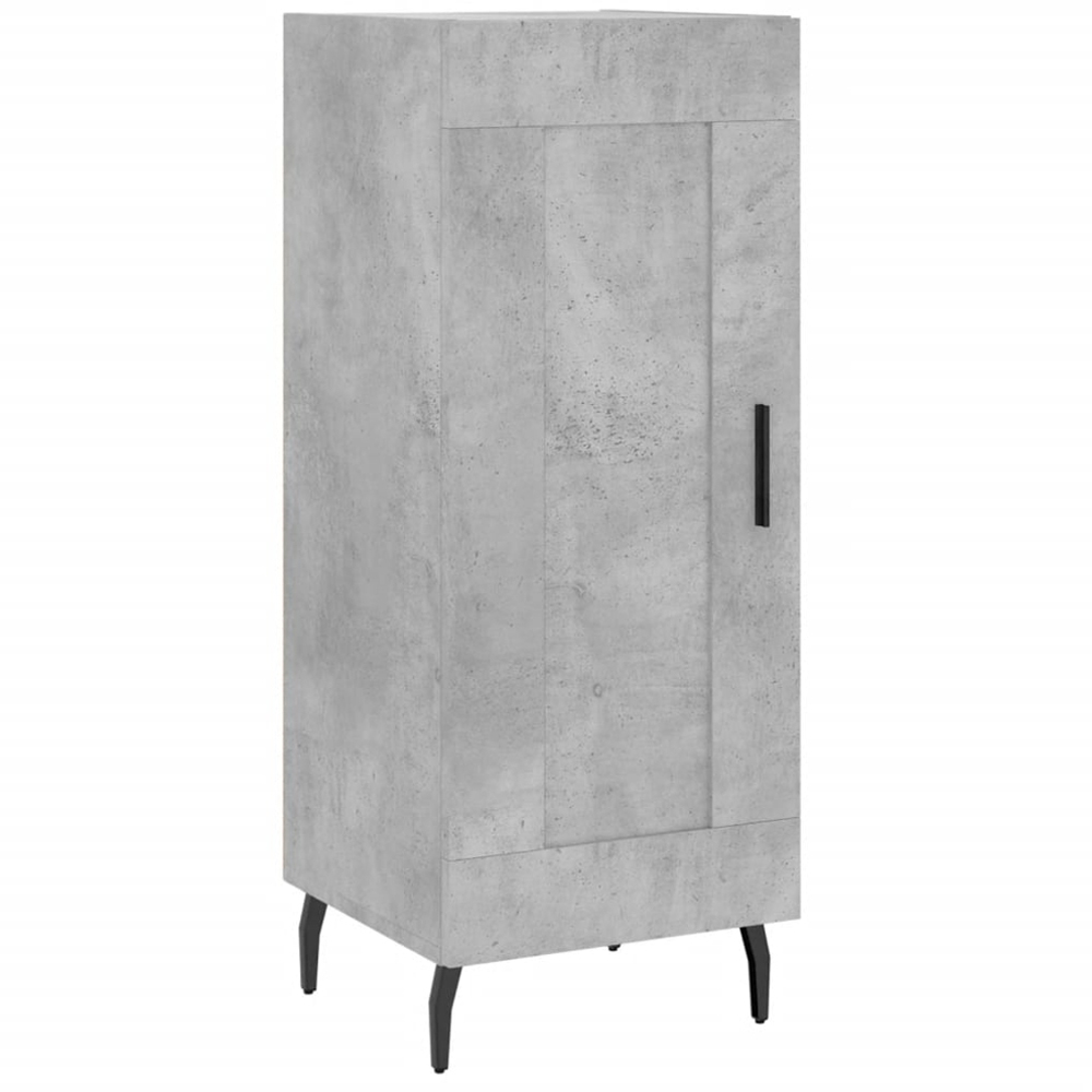 vidaXL 2 Door Concrete Grey Highboard Image 7